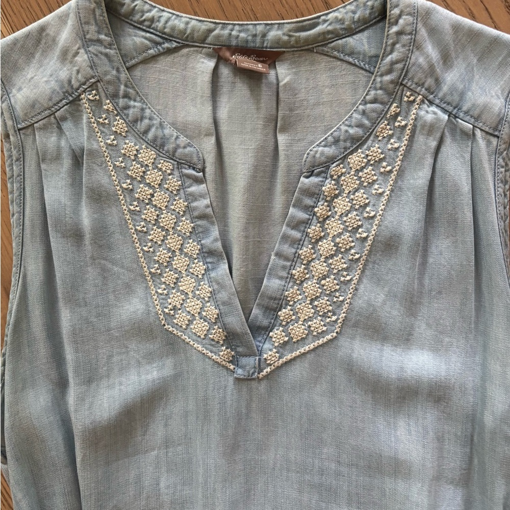 Eddie Bauer Denim Dress - Picture 3 of 5